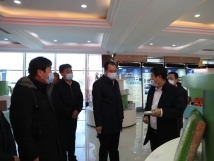 12月13日，市委書(shū)記王賀民蒞臨亞歐公司指導(dǎo)